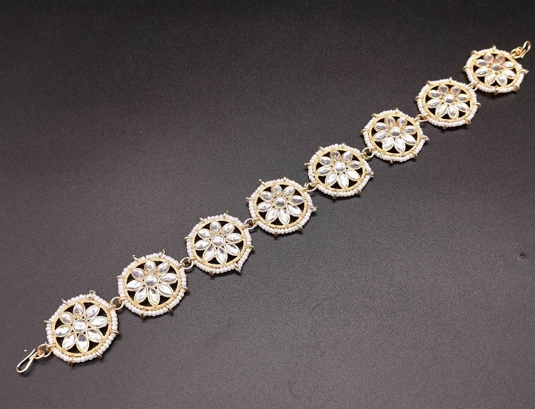 Silver Kundan Shishful